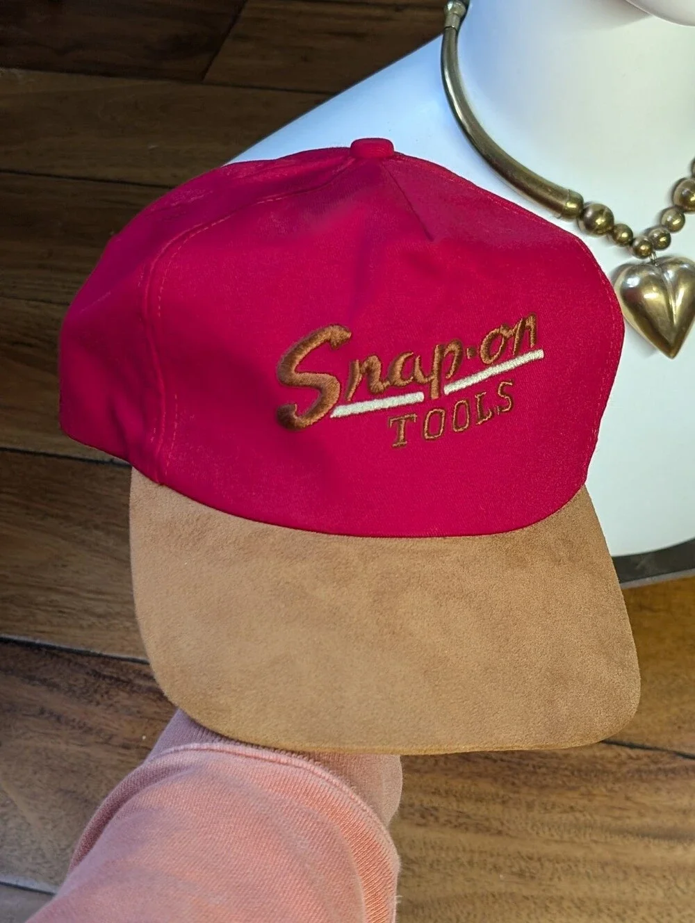 Snap-on Tools Vintage Suede Brimmed Hat (OS)